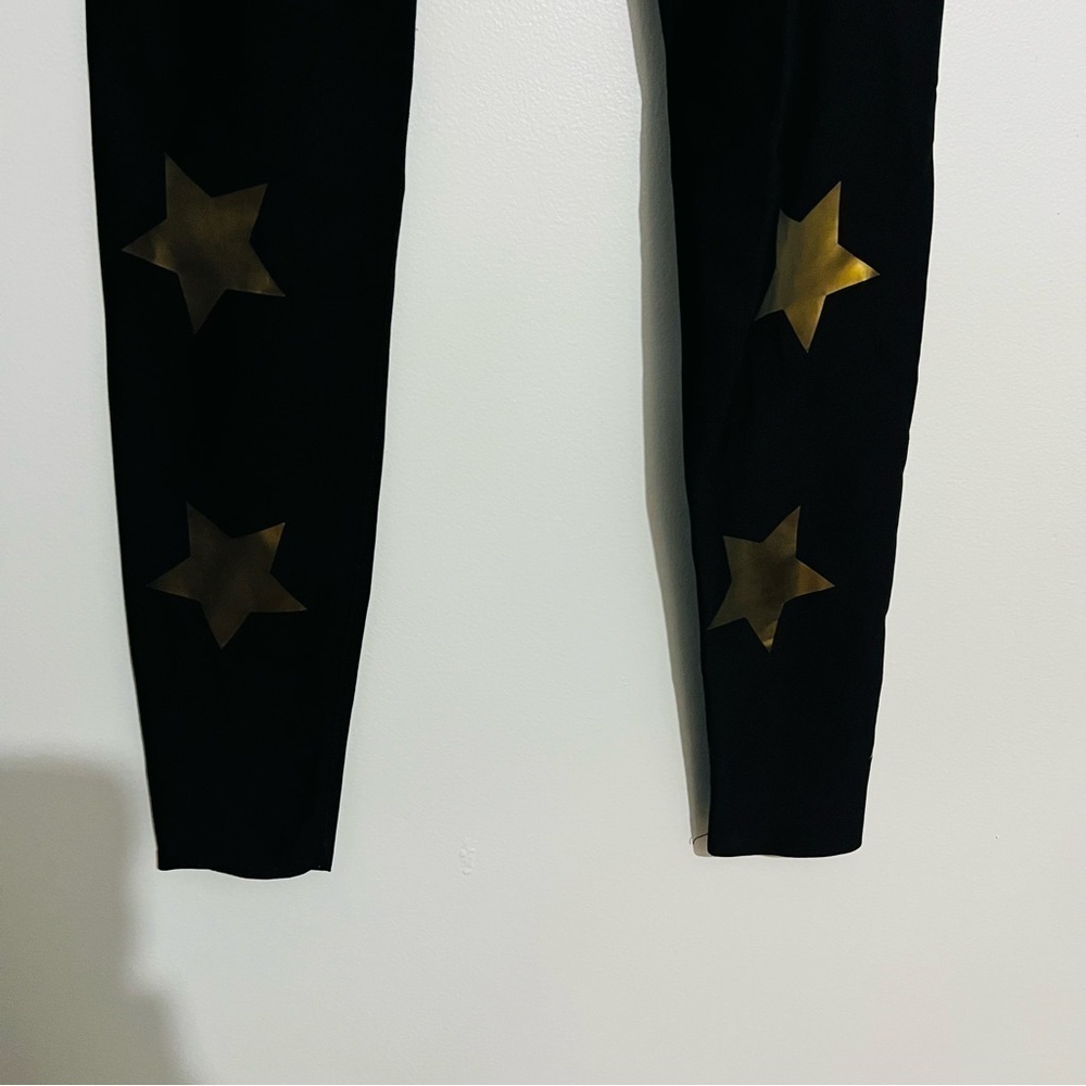 Ultra Core gold star black leggings size small - Picture 5 of 10